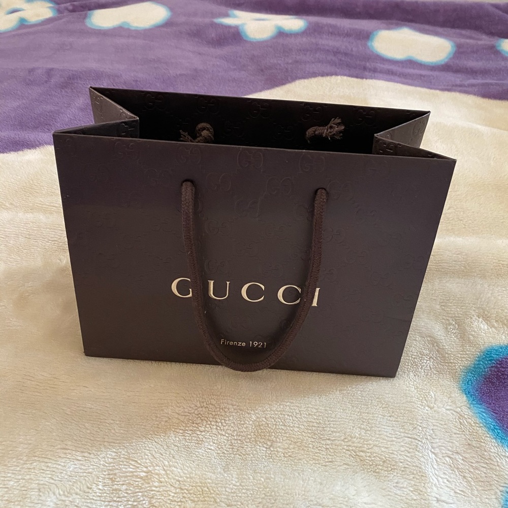 ✨GUCCI✨Paper Shopping Bag Brown
